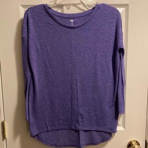 ⬛️⬛️ Old Navy Purple 3/4 Length Sleeve Top (size Child’s XL)